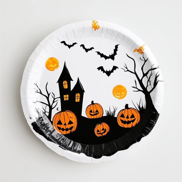 Halloween paper plates manufacturer China