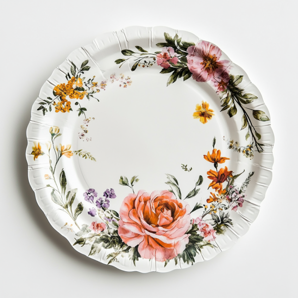 wedding paper plates