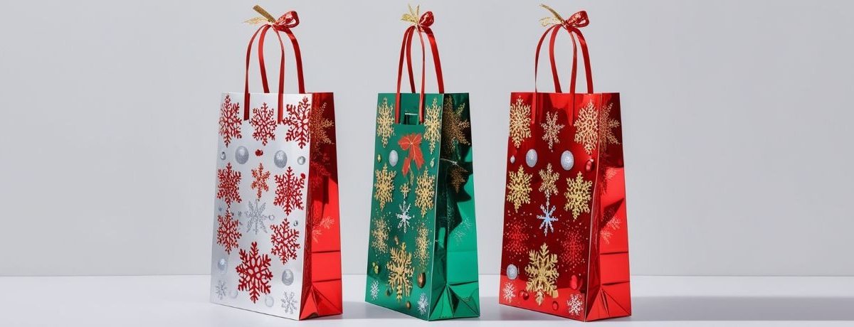 Christmas Plastic Gift Bags ODM